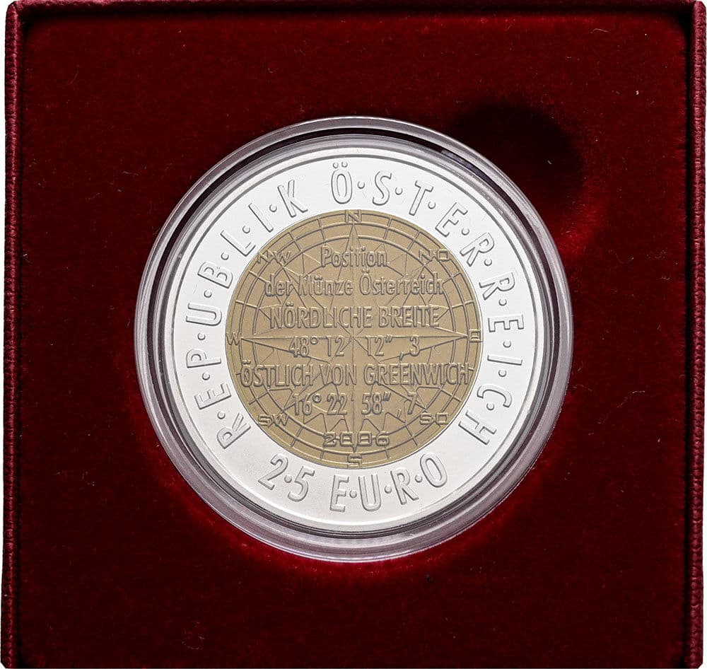 25 Euro Niob 2006 – Rückseite