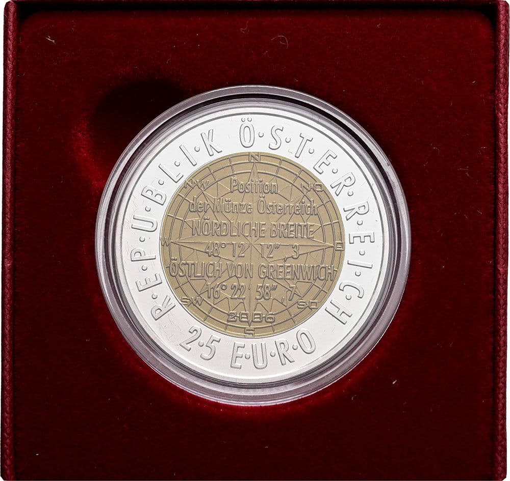 25 Euro Niob 2006 – Rückseite