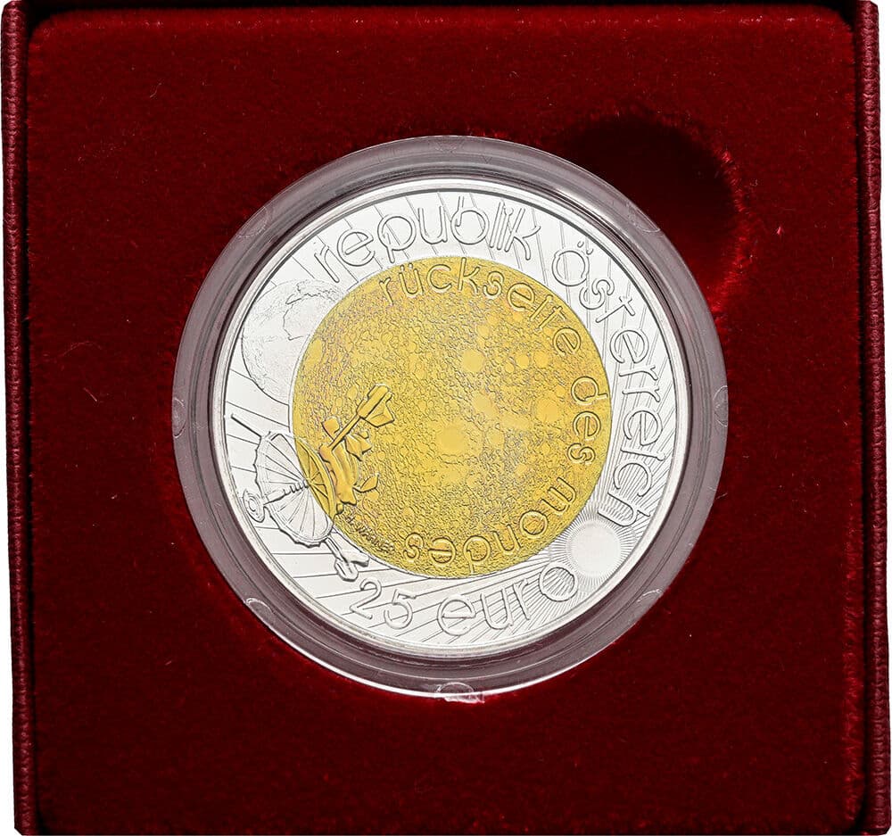 25 Euro Niob 2009 – Rückseite