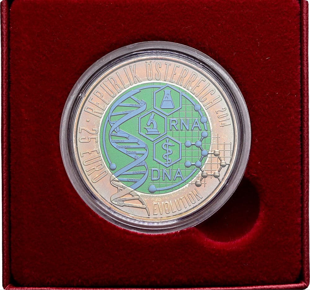 25 Euro Niob 2014 – Vorderseite