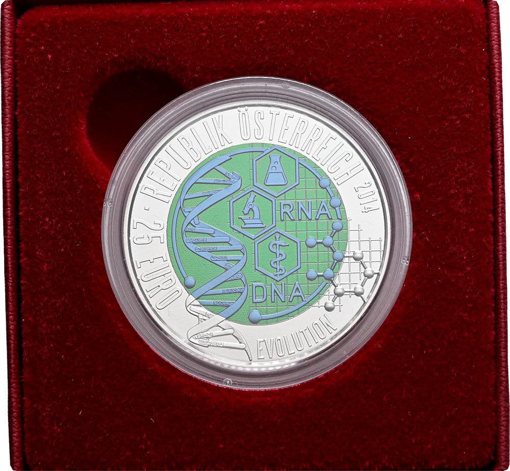 25 Euro Niob 2014 – Vorderseite