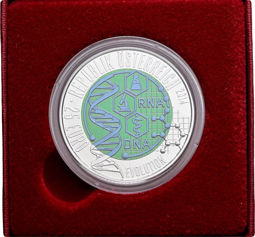 25 Euro Niob 2014 – Rückseite