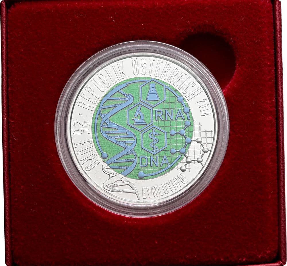 25 Euro Niob 2014 – Rückseite