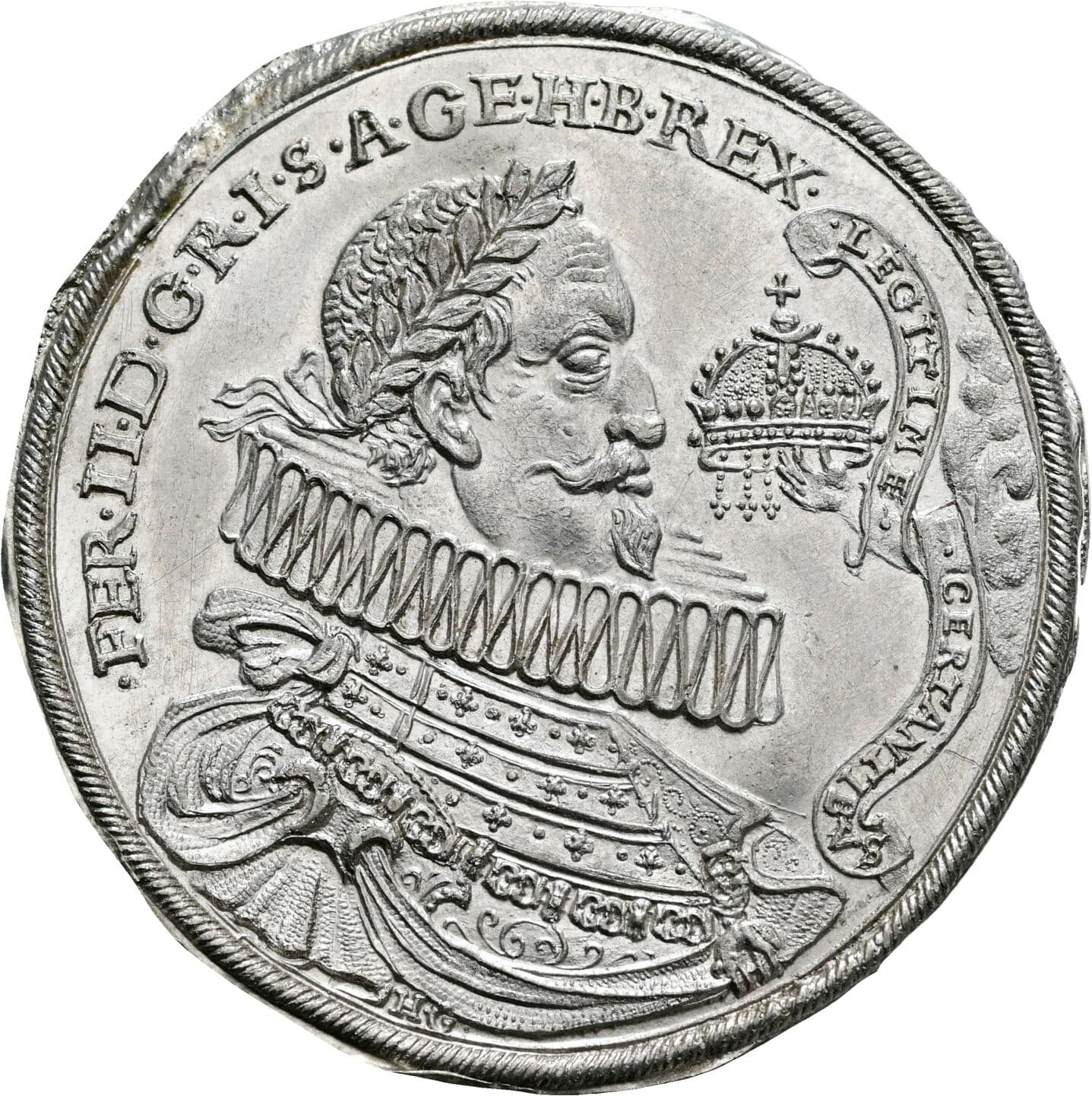 einseitiger Avers einer Medaille