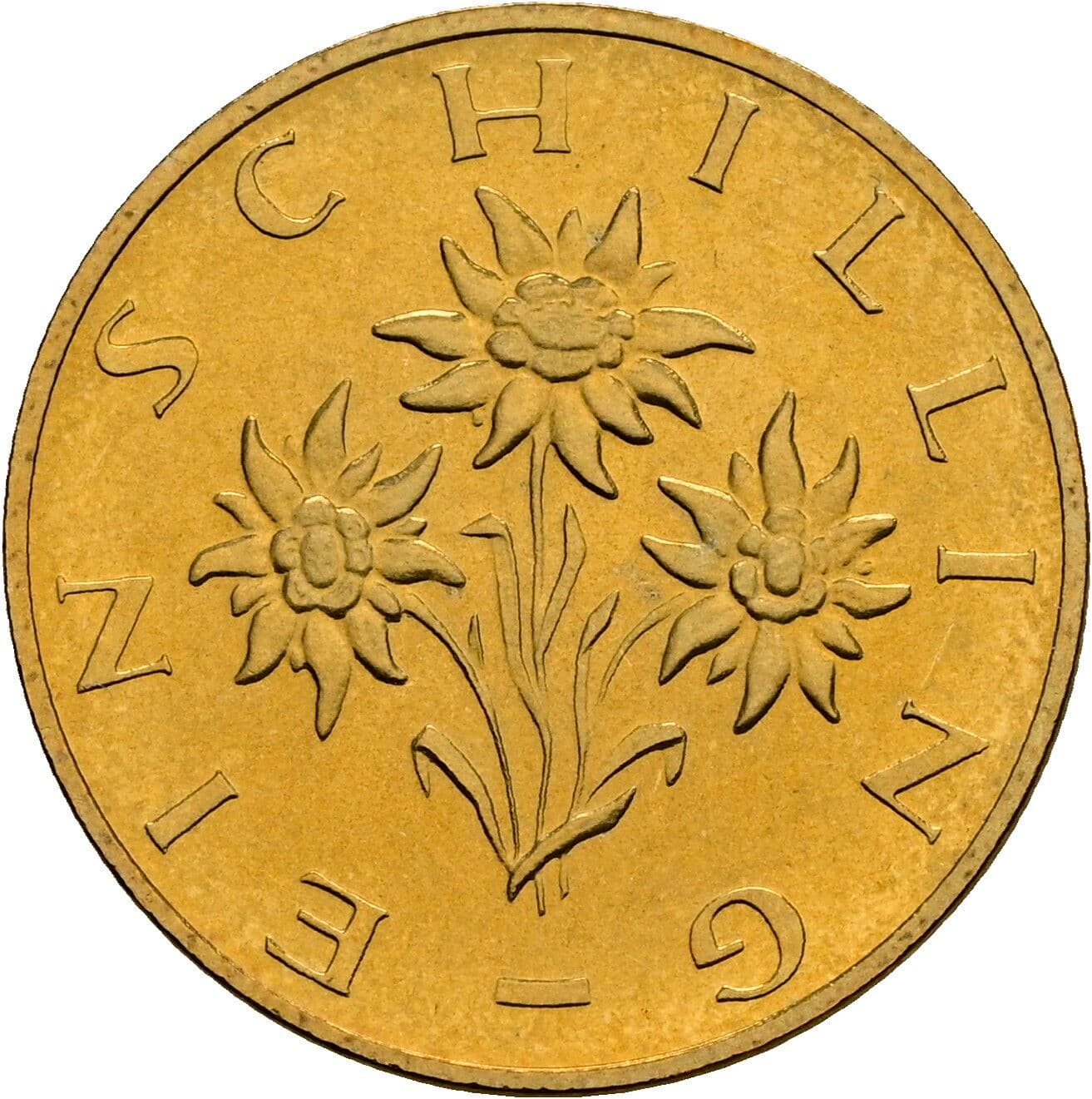 1 Schilling 1987 – Rückseite