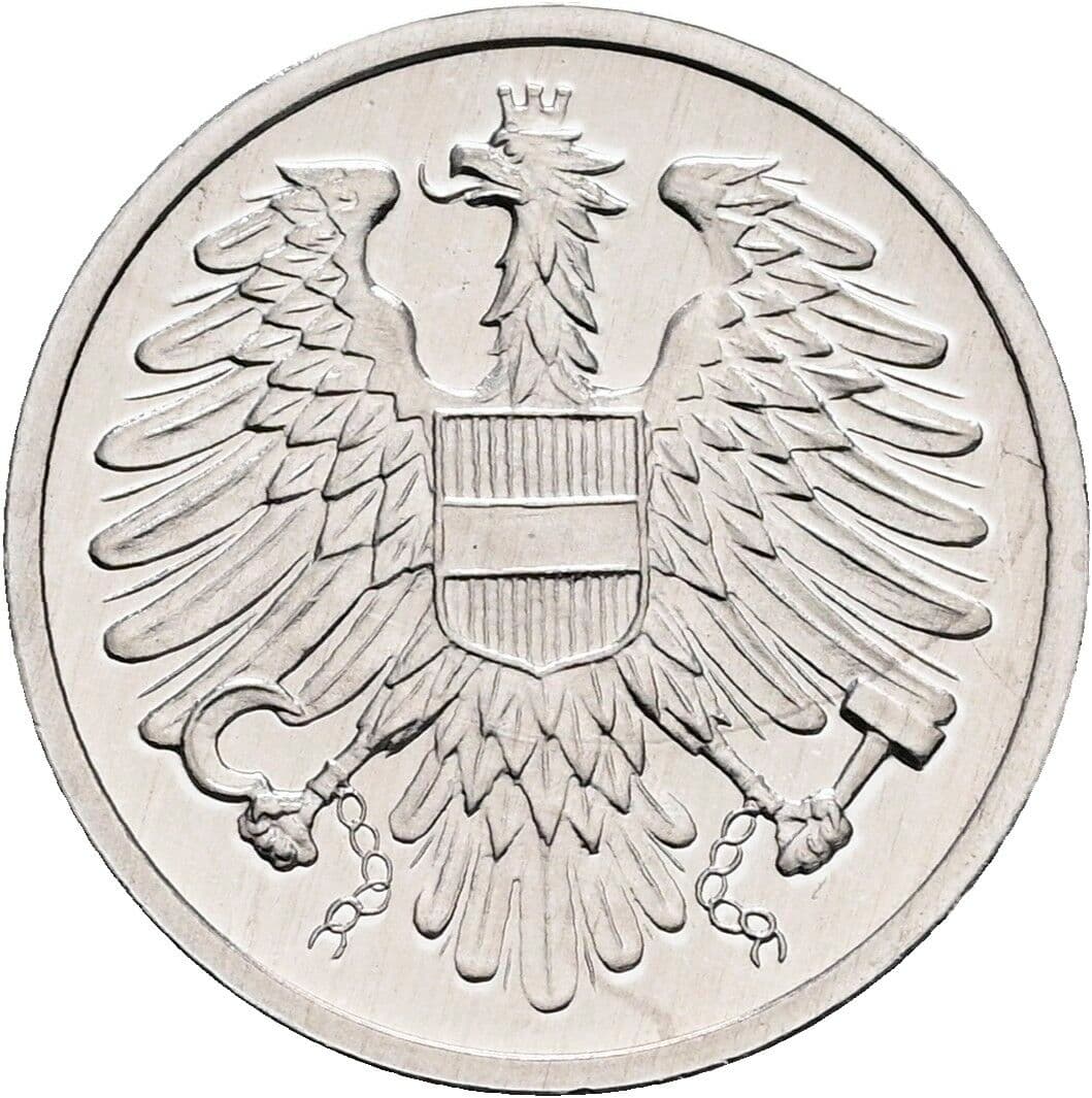 2 Groschen 1987 – Rückseite
