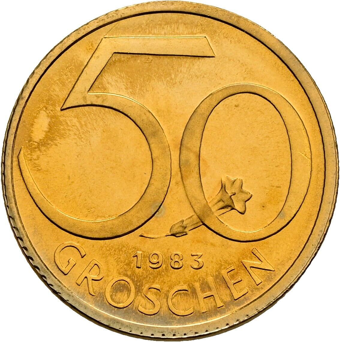50 Groschen 1983 – Vorderseite