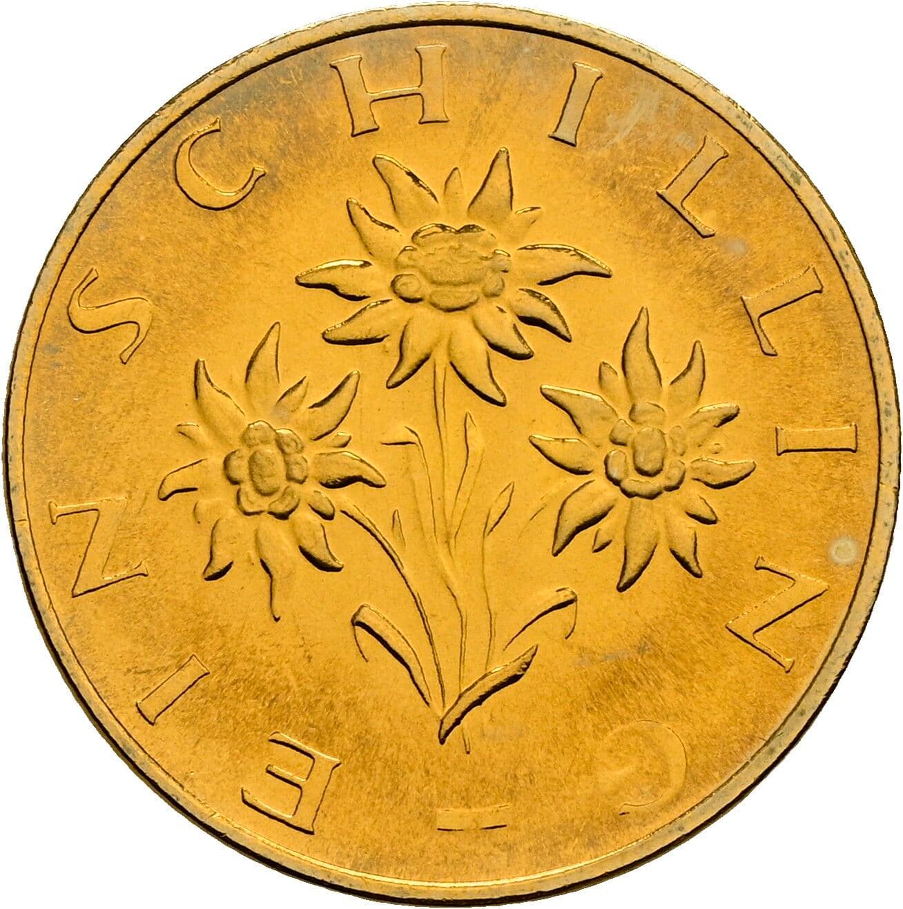 1 Schilling 1983 – Rückseite