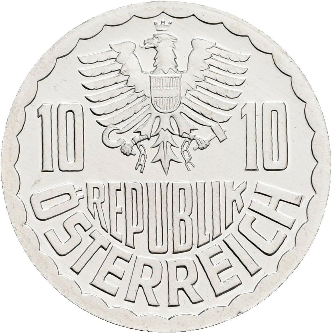 10 Groschen 1988 – Rückseite