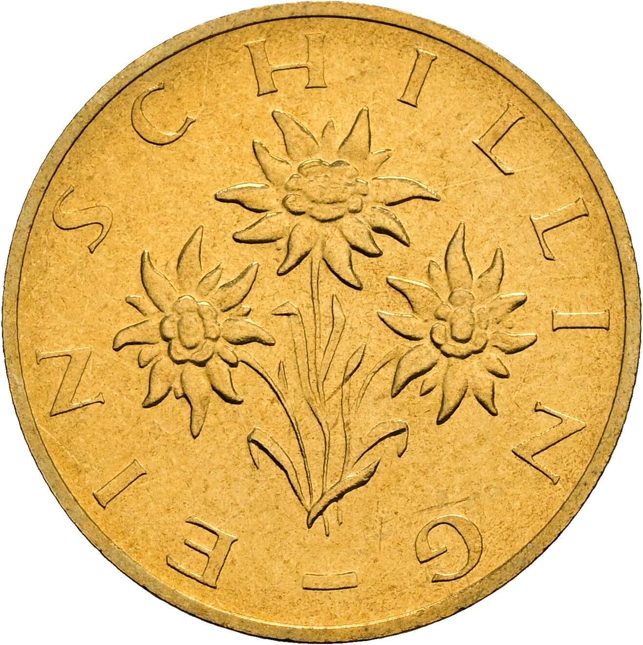 1 Schilling 1988 – Rückseite