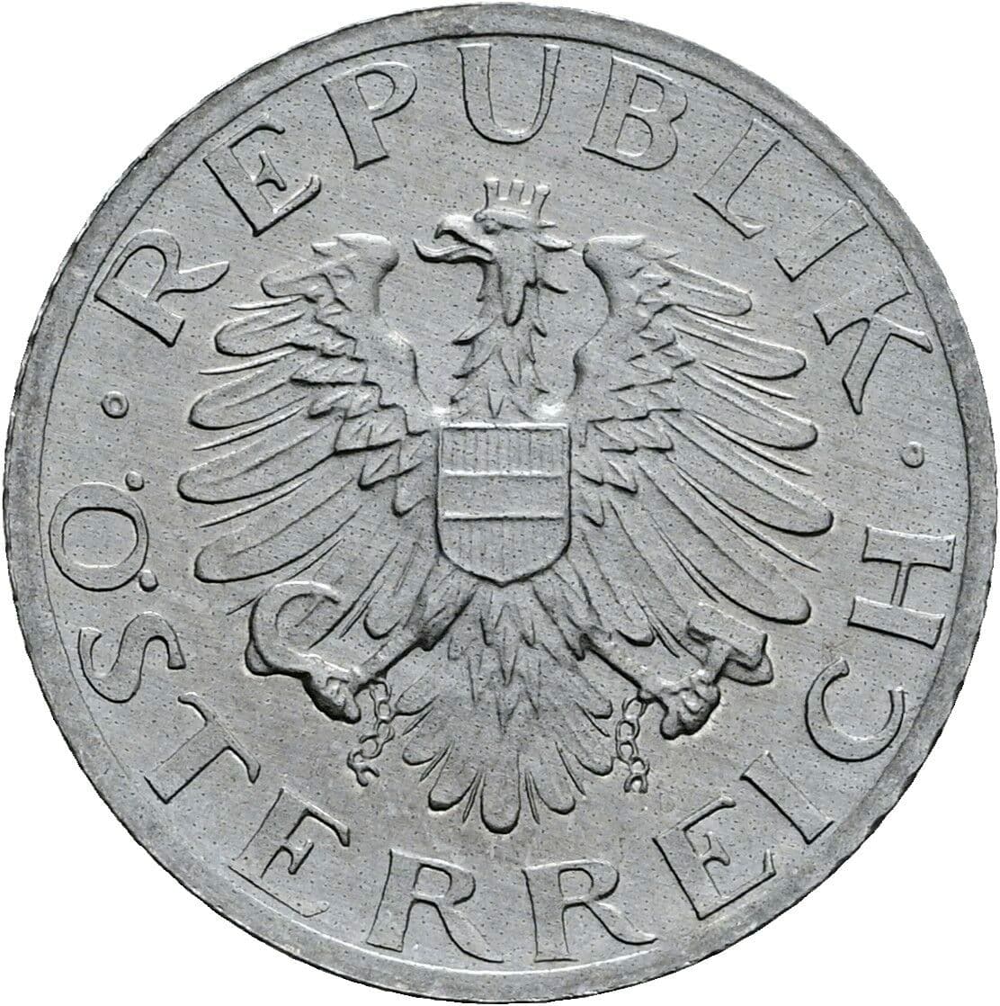 5 Groschen 1988 – Rückseite