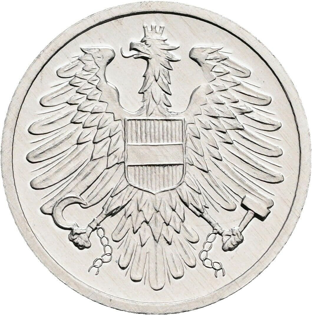 2 Groschen 1988 – Rückseite