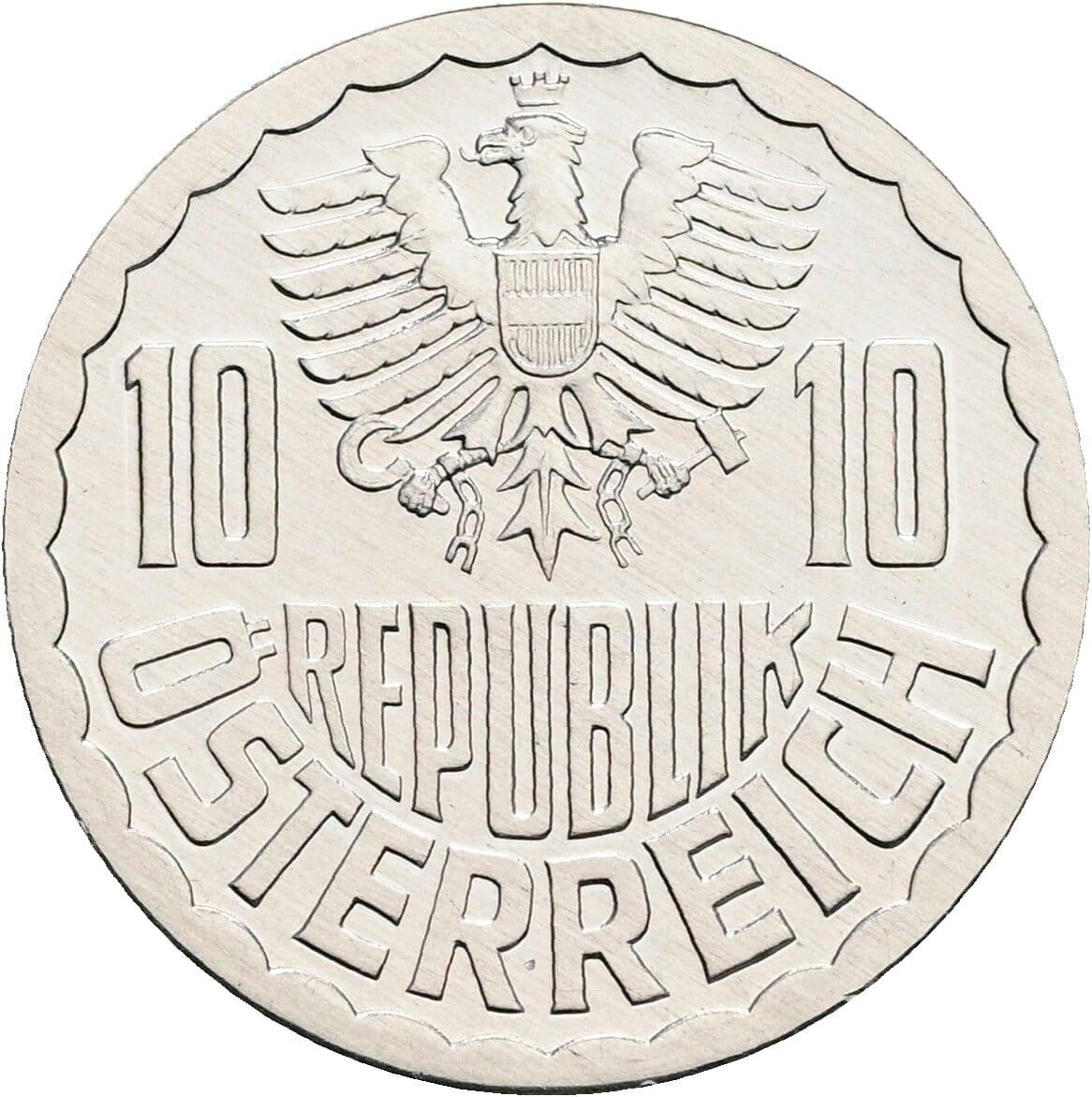 10 Groschen 1988 – Rückseite