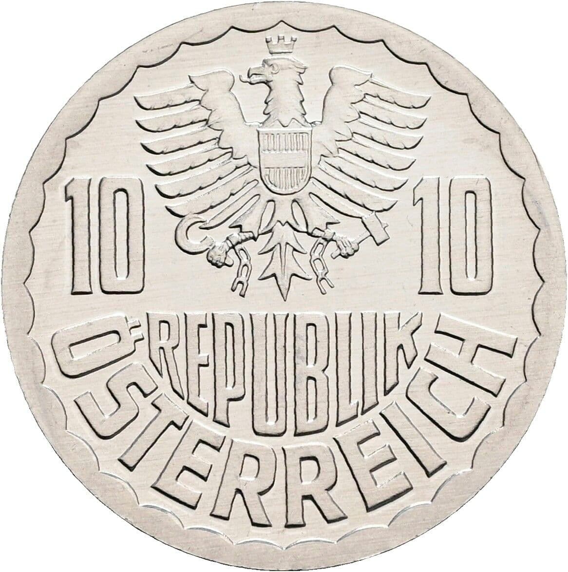 10 Groschen 1988 – Rückseite