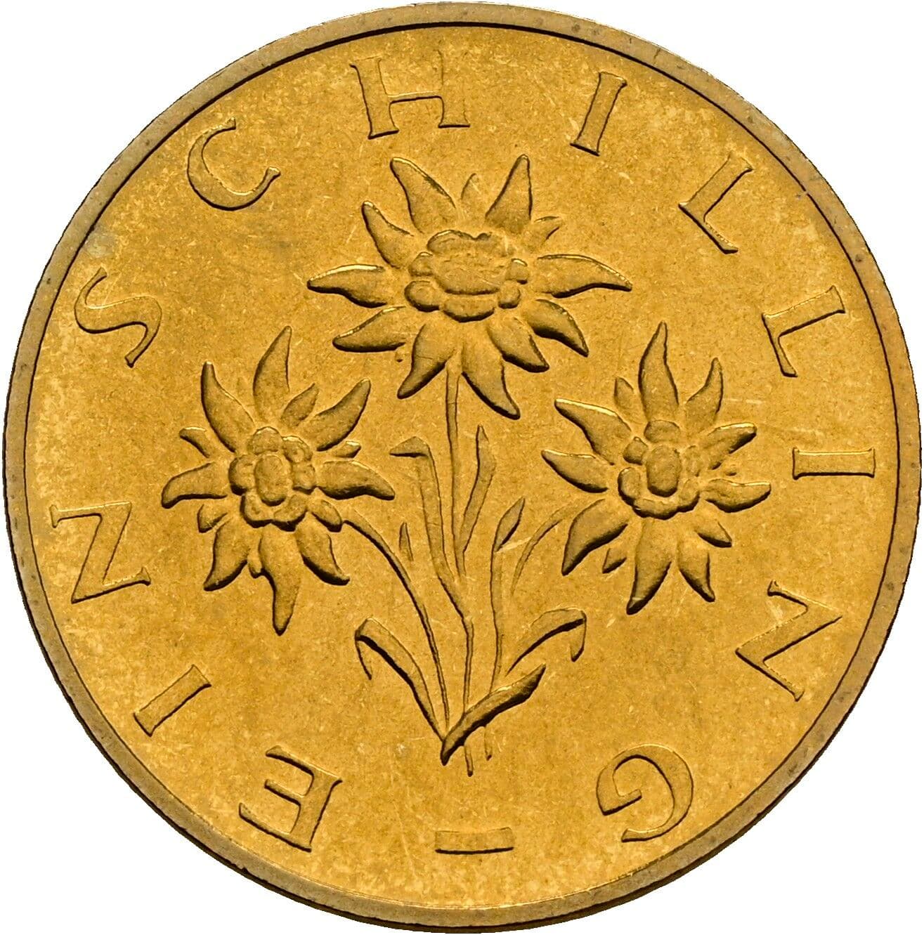 1 Schilling 1988 – Rückseite