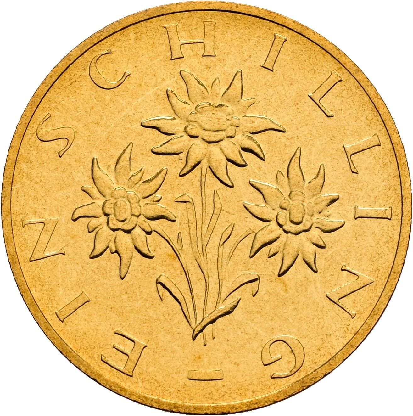 1 Schilling 1988 – Rückseite