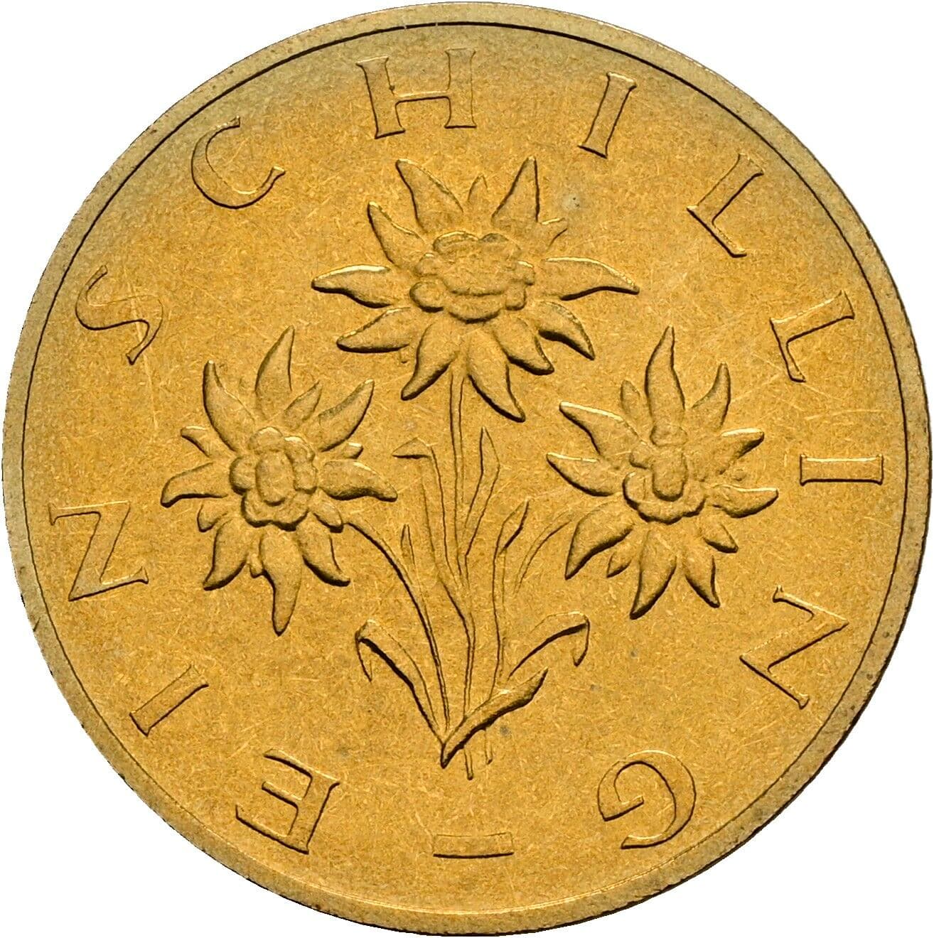 1 Schilling 1988 – Rückseite