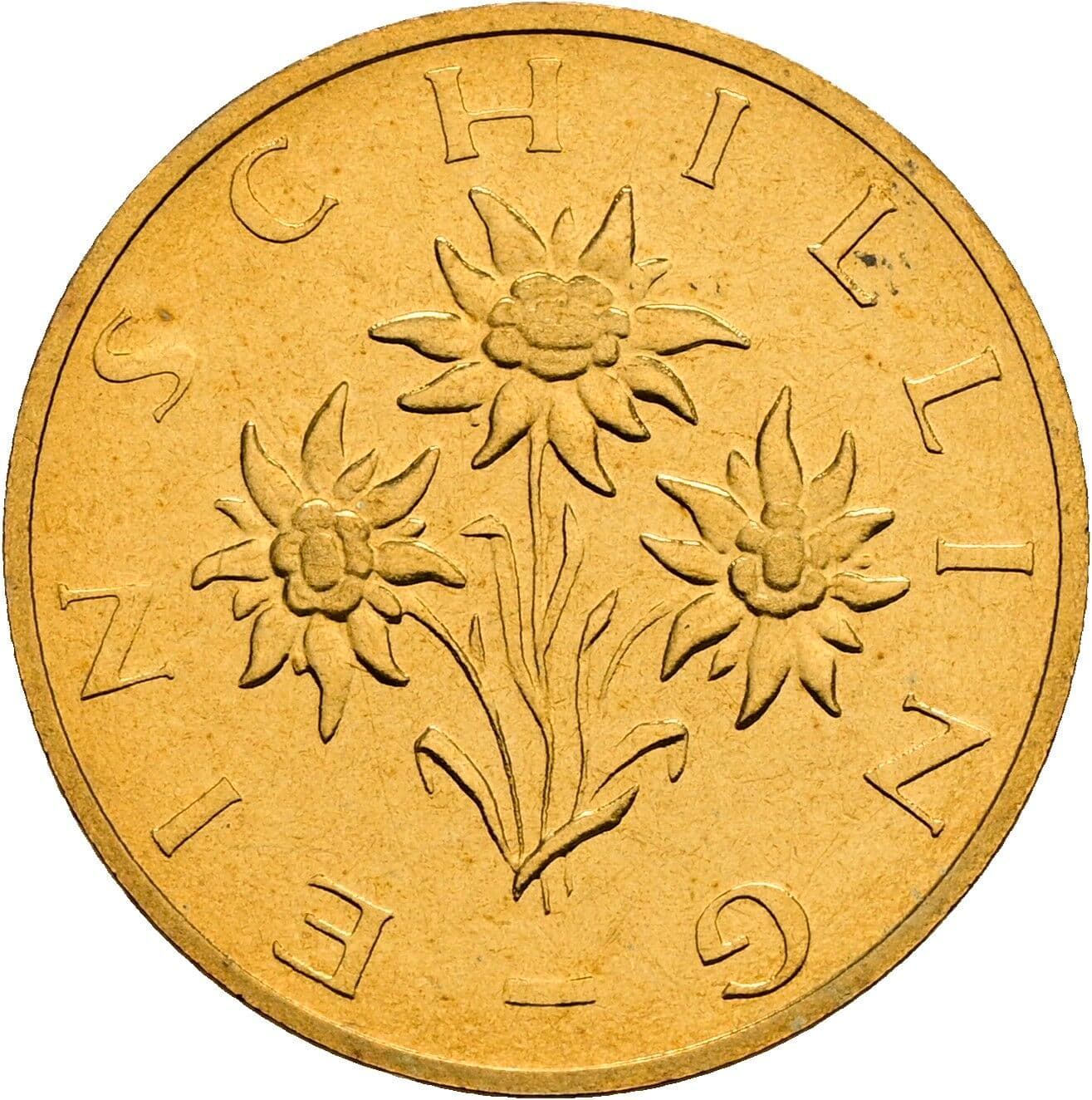1 Schilling 1988 – Rückseite