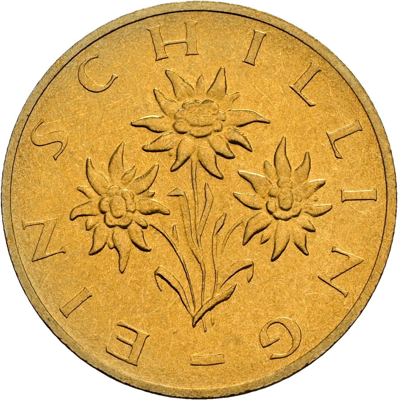 1 Schilling 1988 – Rückseite