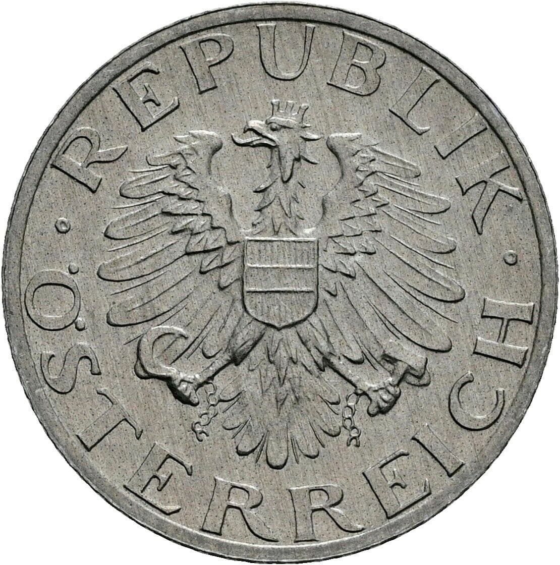 5 Groschen 1989 – Rückseite