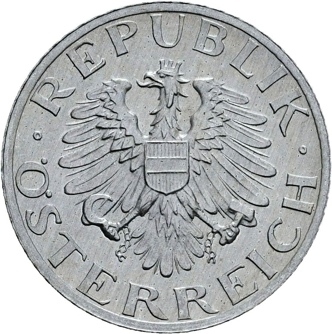 5 Groschen 1989 – Rückseite