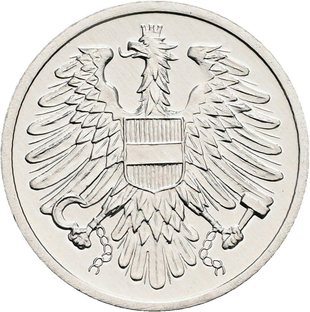 2 Groschen 1989 – Rückseite
