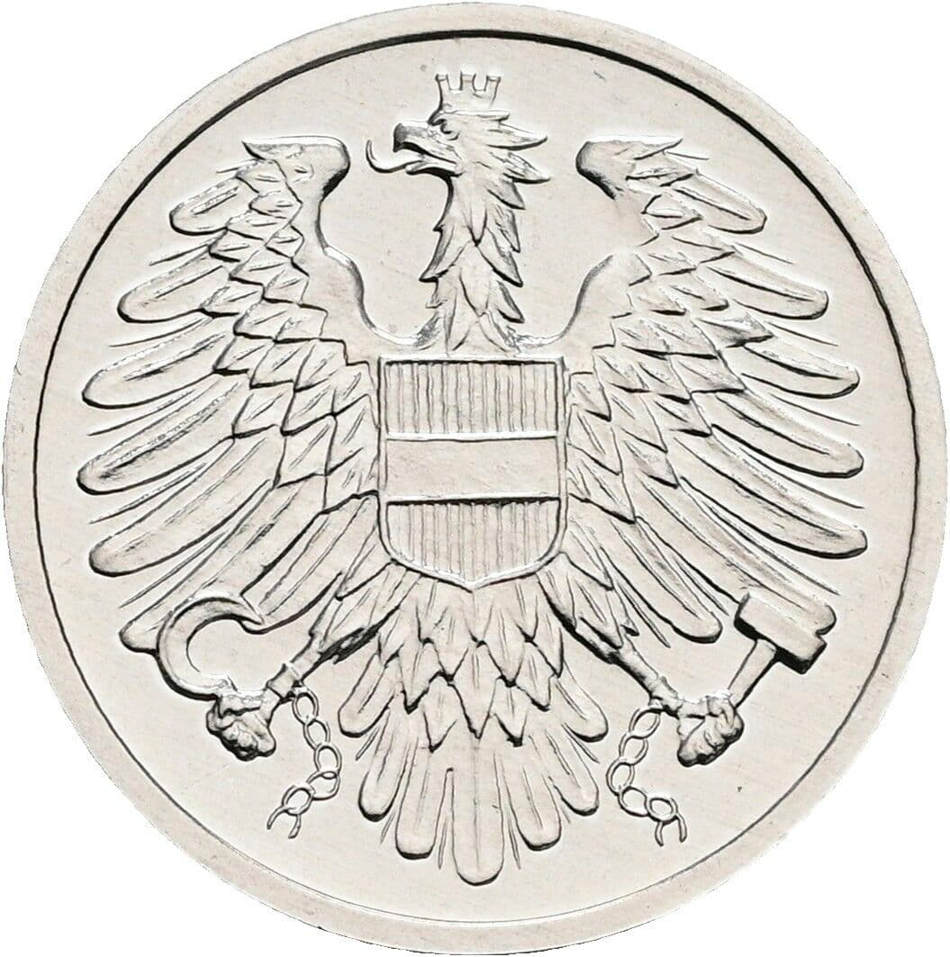 2 Groschen 1989 – Rückseite