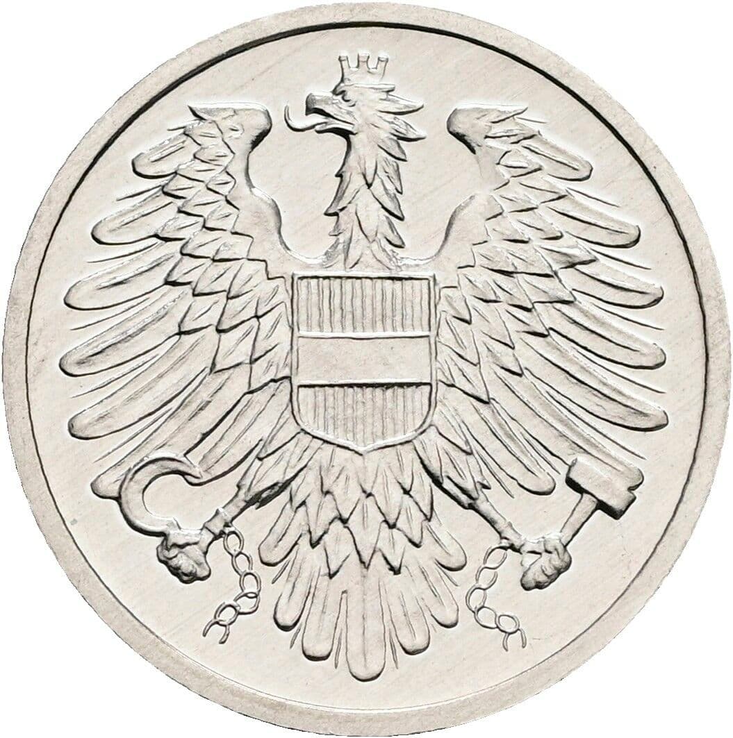 2 Groschen 1989 – Rückseite