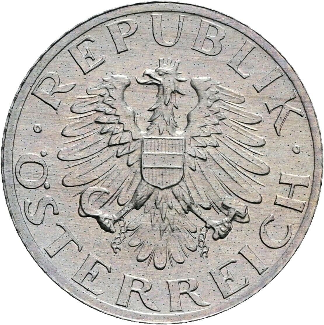 5 Groschen 1989 – Rückseite