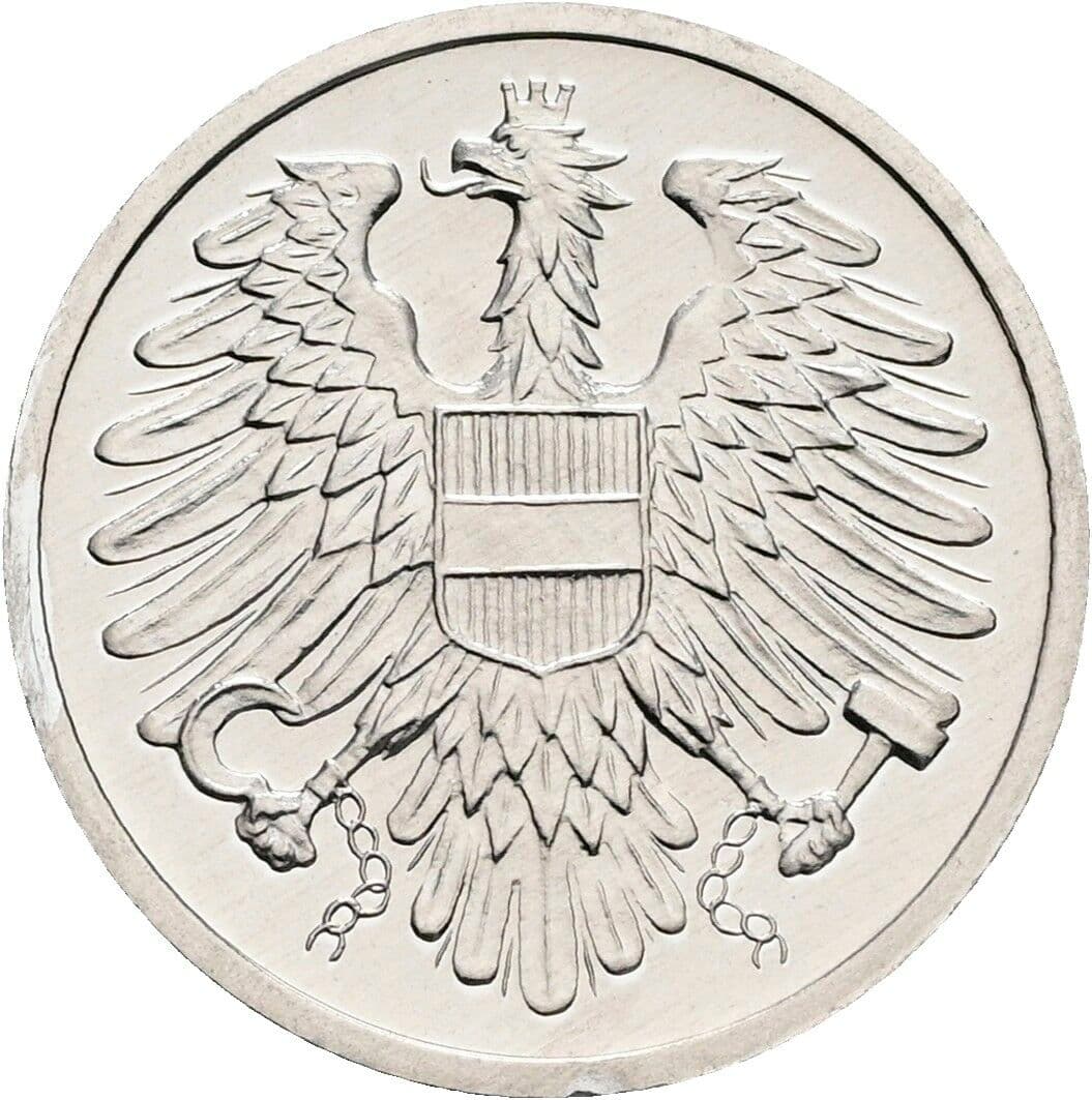 2 Groschen 1989 – Rückseite