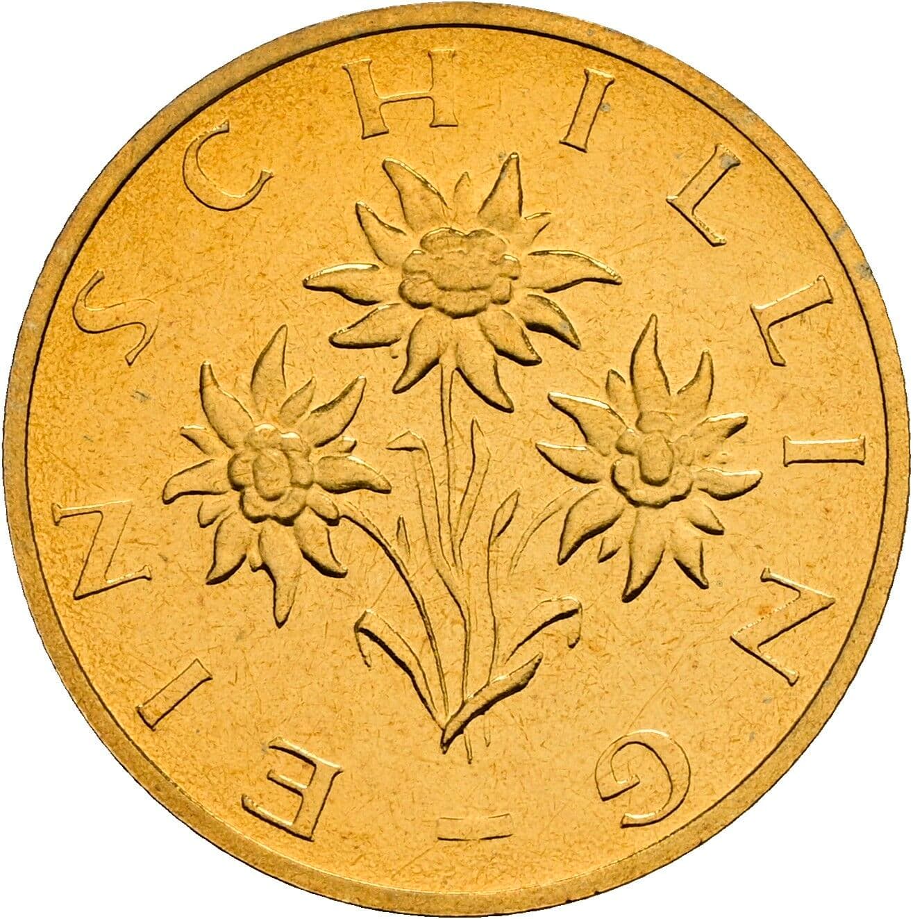 1 Schilling 1989 – Rückseite