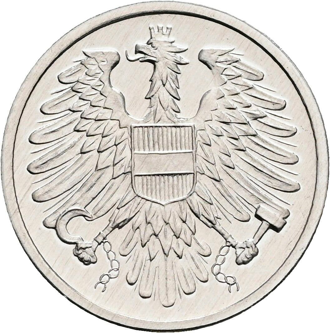 2 Groschen 1986 – Rückseite
