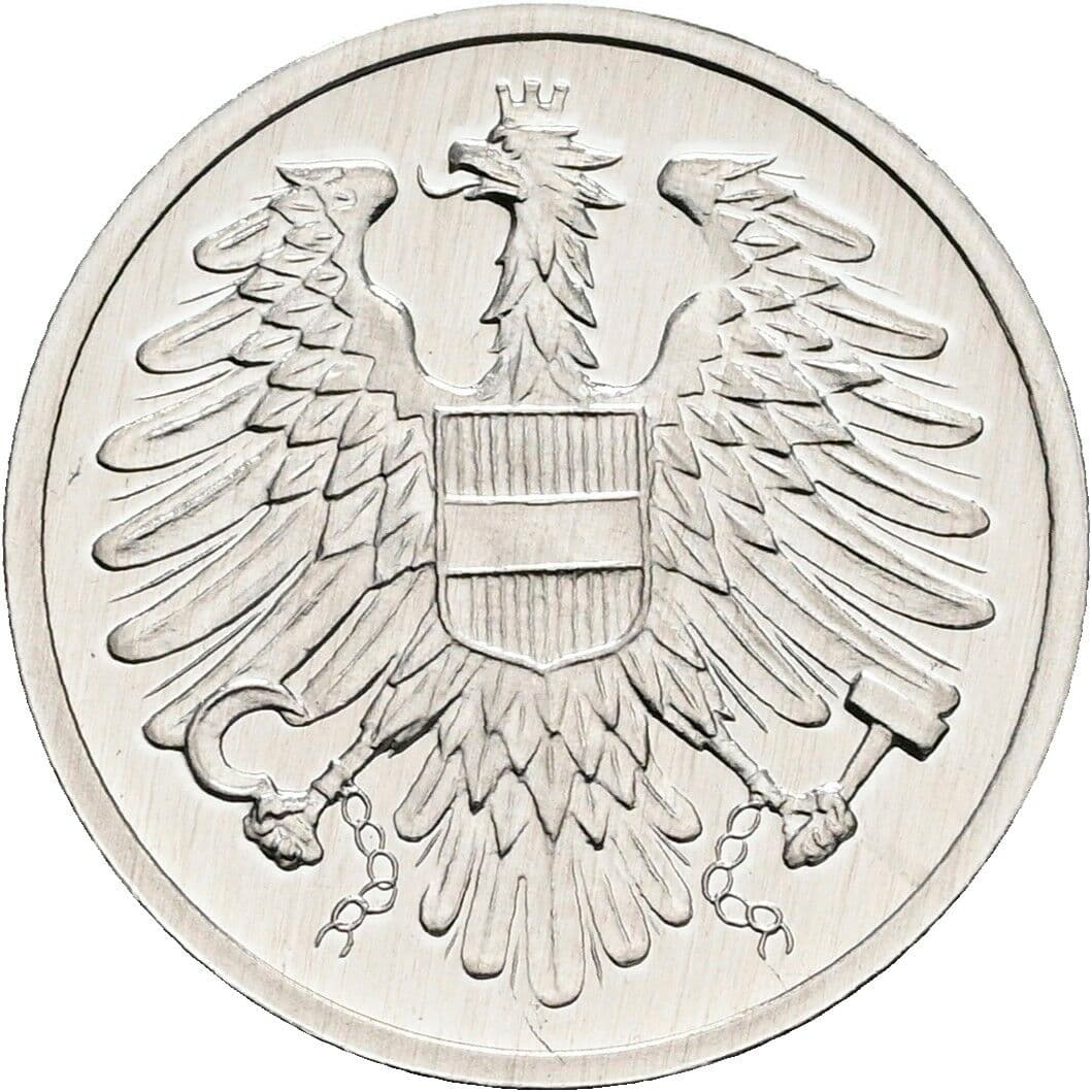 2 Groschen 1986 – Rückseite