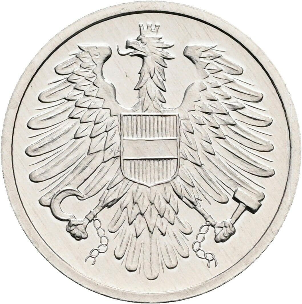 2 Groschen 1986 – Rückseite
