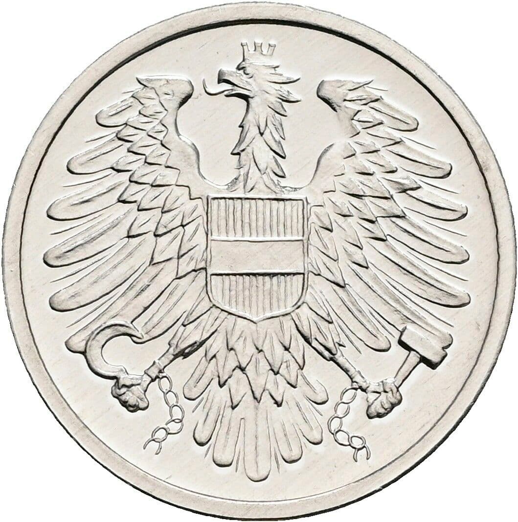 2 Groschen 1986 – Rückseite