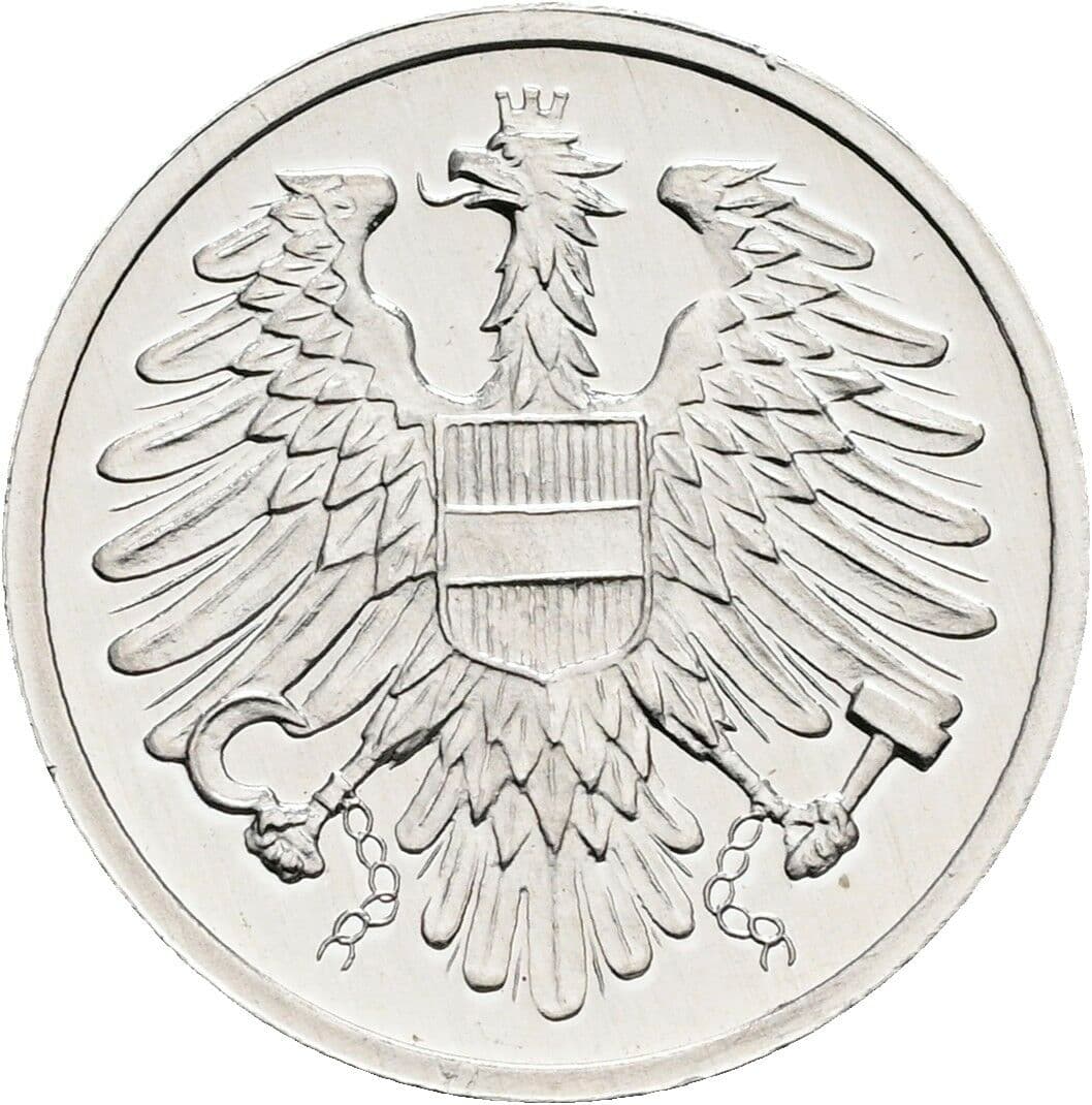 2 Groschen 1986 – Rückseite