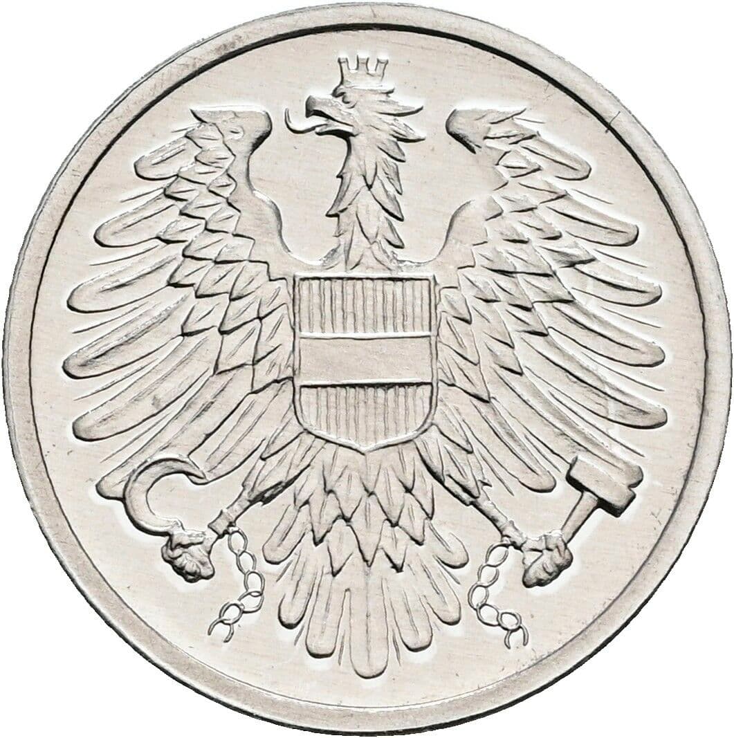 2 Groschen 1986 – Rückseite