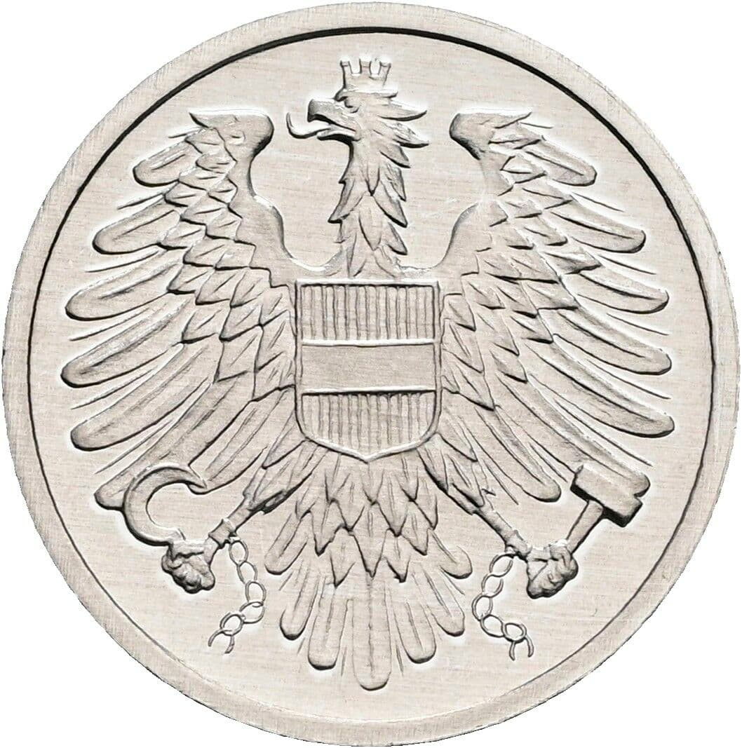 2 Groschen 1986 – Rückseite