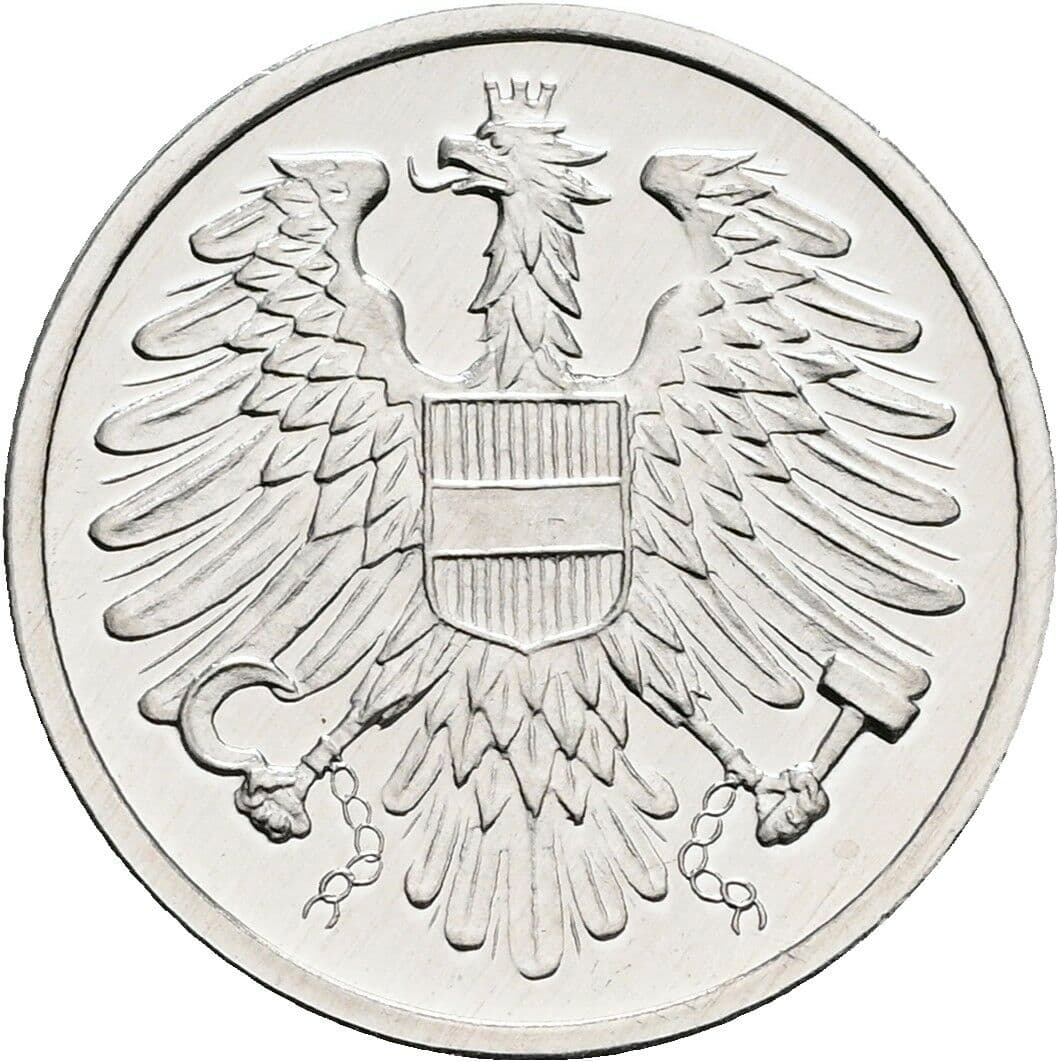 2 Groschen 1986 – Rückseite