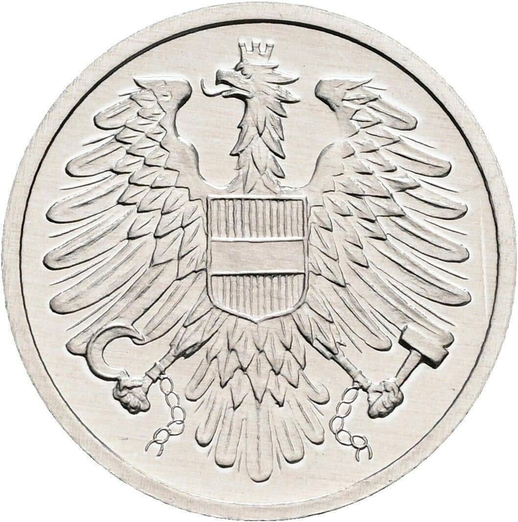 2 Groschen 1986 – Rückseite