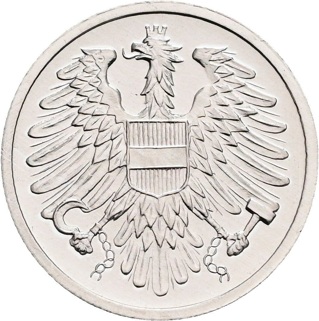 2 Groschen 1986 – Rückseite