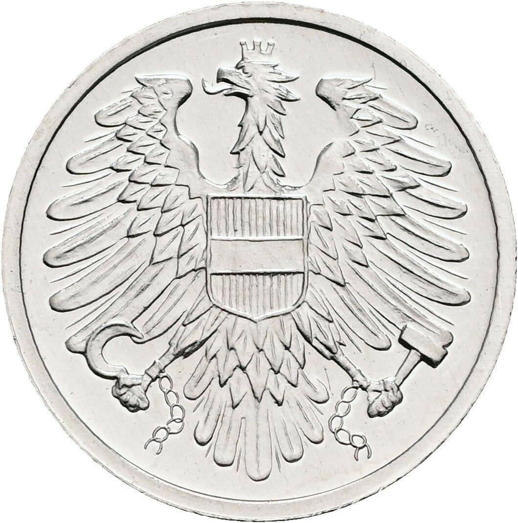2 Groschen 1986 – Rückseite