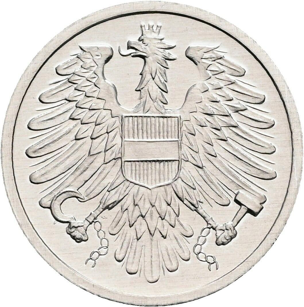 2 Groschen 1986 – Rückseite