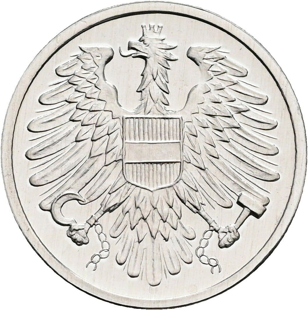 2 Groschen 1986 – Rückseite