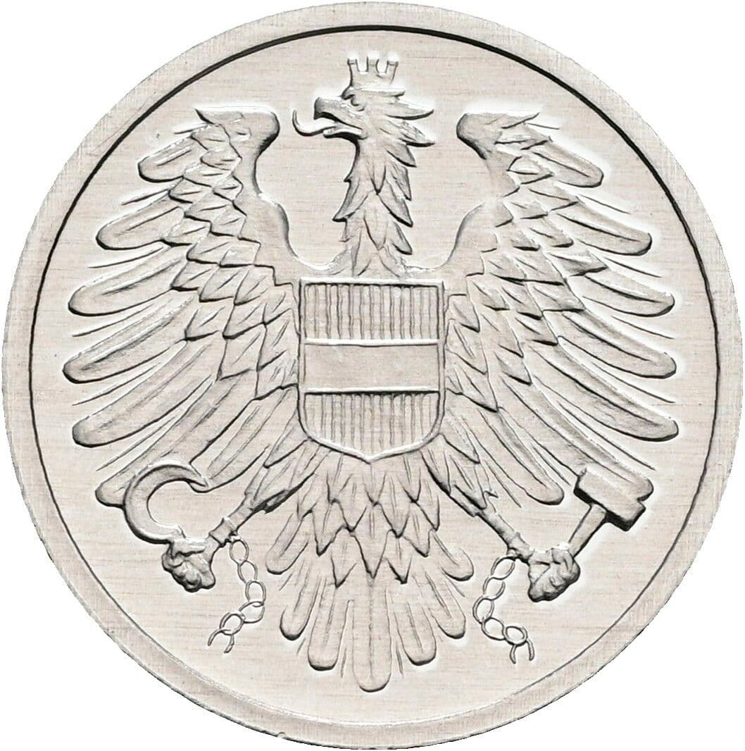 2 Groschen 1986 – Rückseite