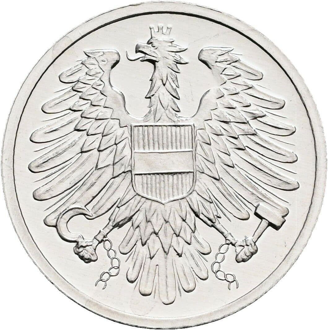 2 Groschen 1986 – Rückseite
