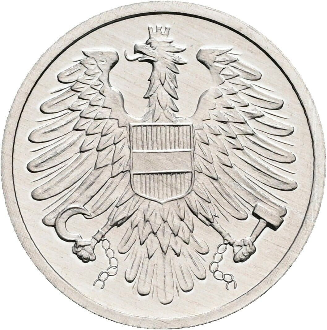 2 Groschen 1986 – Rückseite