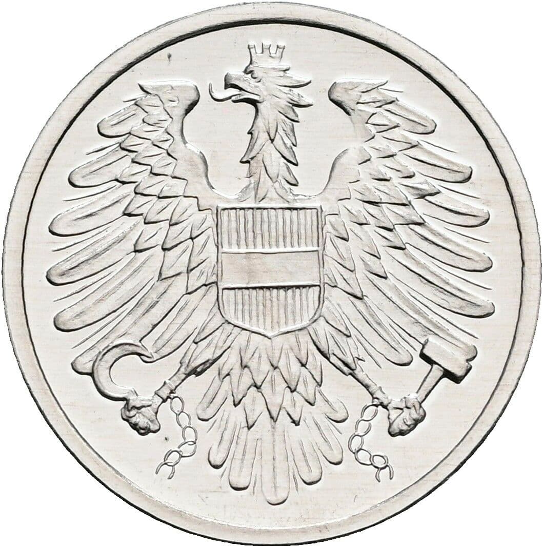2 Groschen 1986 – Rückseite