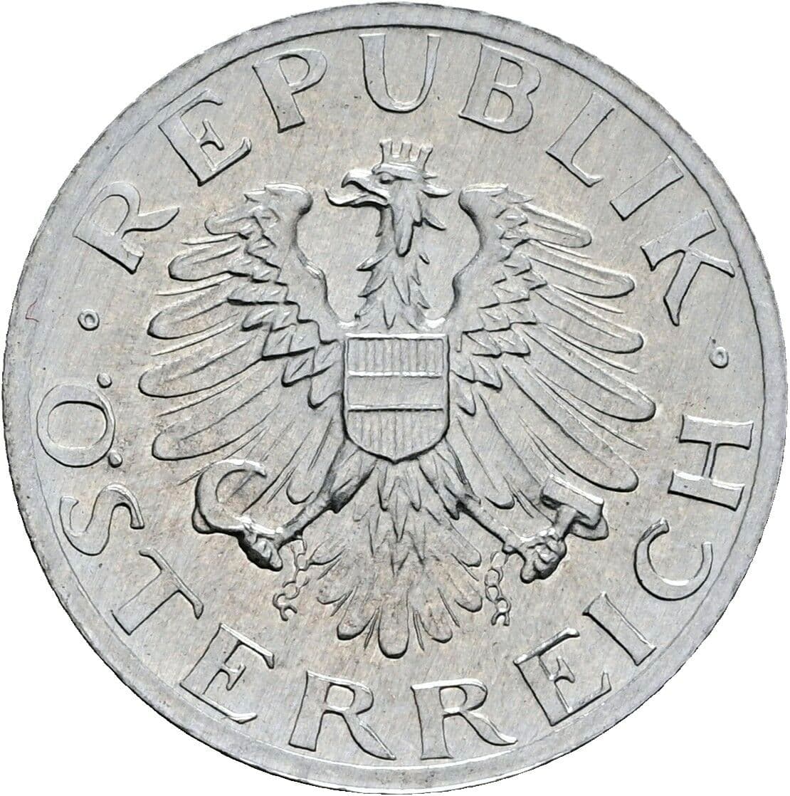 5 Groschen 1986 – Rückseite
