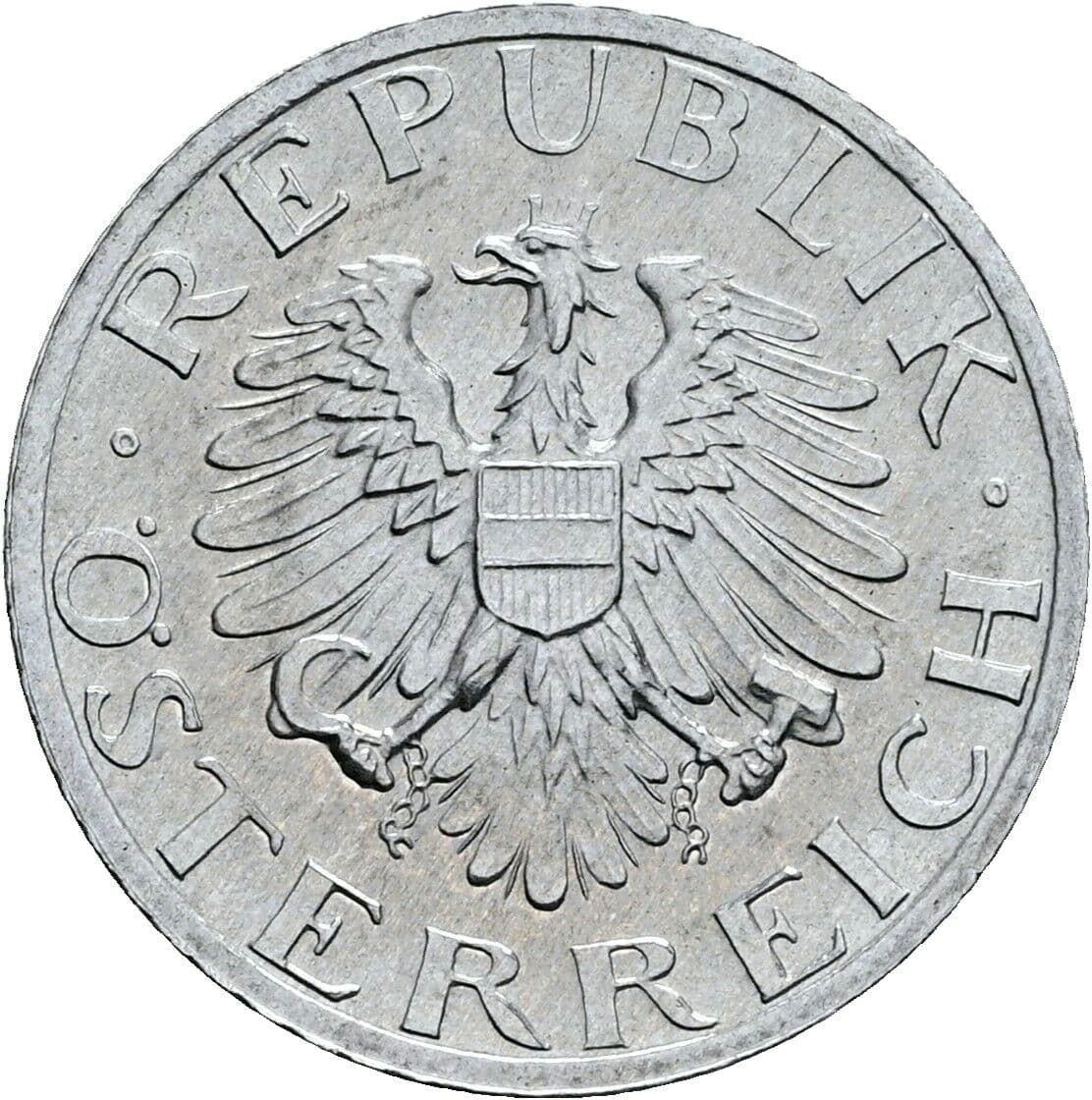 5 Groschen 1986 – Rückseite